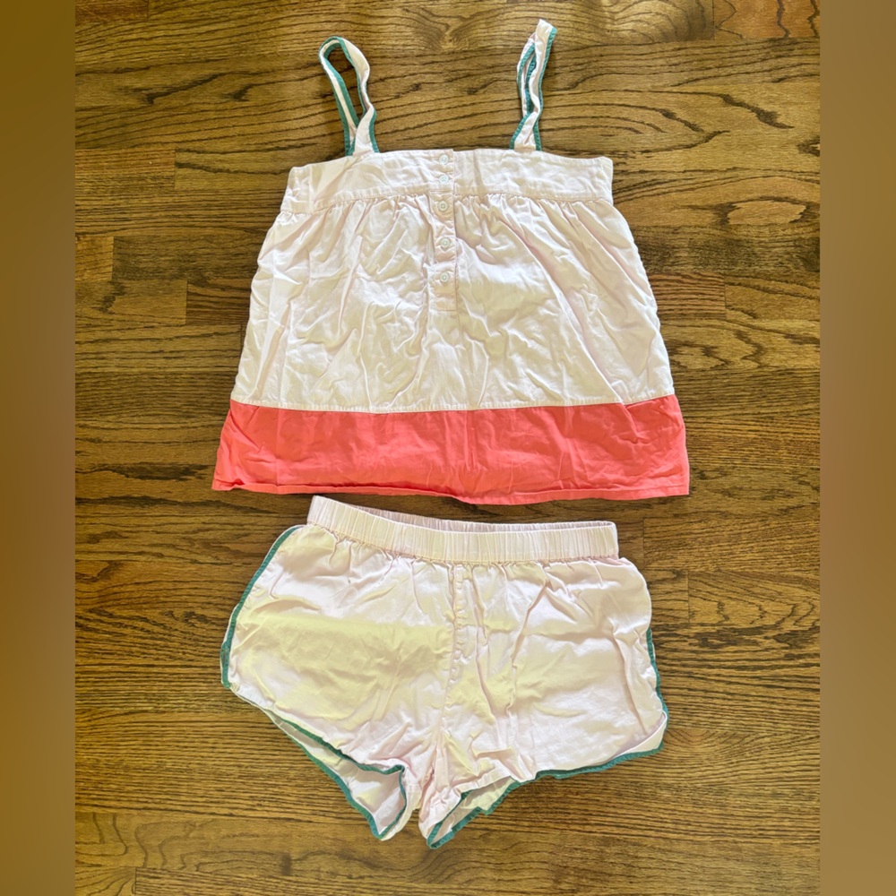 Lake pajamas tank and shorts set